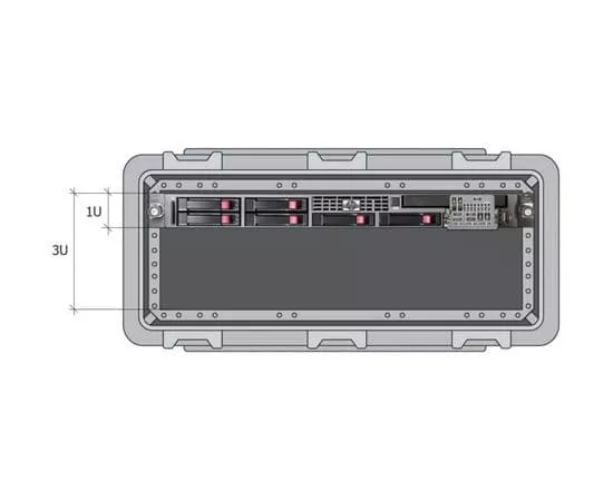 Кейс-контейнер Pelican Hardigg BLACKBOX 3U BB0030, фото , изображение 2